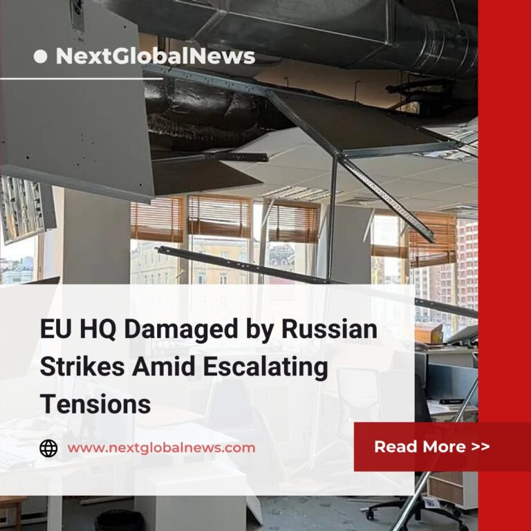 EU HQ Damaged by Russian Strikes
